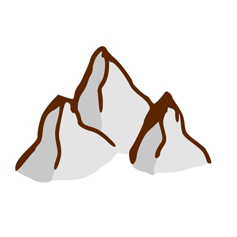 Clipart - RPG map symbols: mountains