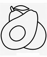 Avocado And A Half Coloring Pages  Cool sketch template