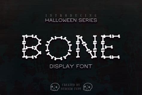 Bone Halloween Font (919375)