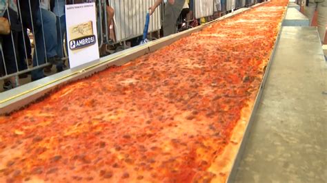 Italy Serves Up World's Longest Pizza - NBC News