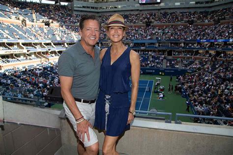 Lara Spencer and Husband Rick McVey Kiss at the US Open