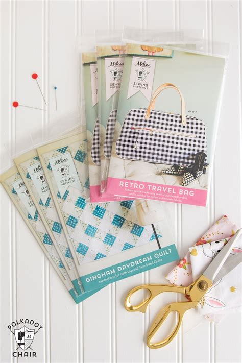 New Bag Sewing Pattern and New Quilt Pattern Now Available - The Polka ...