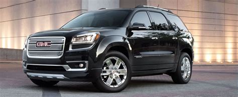 The 2014 GMC Acadia Denali in Carbon Black Metallic. | Acadia denali ...