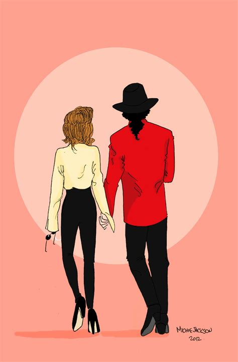 Lisa Presley and Michael Jackson fanart - Michael Jackson Fan Art (38072592) - Fanpop