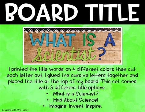 Science Bulletin Board Bundle – My WordPress