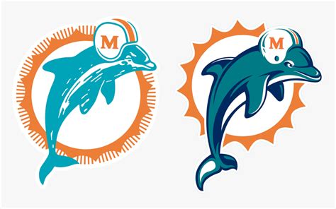 Dolphins Logo From 1966 - Miami Dolphins Logo Old, HD Png Download - kindpng