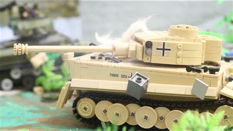 Brick Fury: TIGER vs SHERMAN tank in LEGO! - YouTube