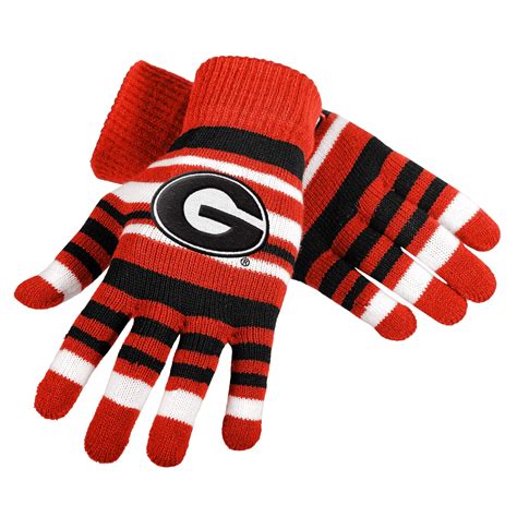 Georgia Bulldogs Stretch Gloves