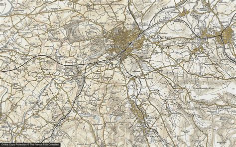 Historic Ordnance Survey Map of Ewood, 1903 - Francis Frith