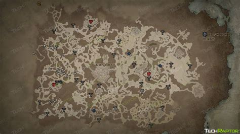 Diablo IV Fractured Peaks Altars of Lilith - Locations Guide | TechRaptor