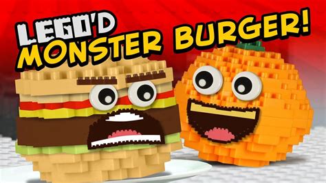 Annoying Orange - MONSTER BURGER LEGO'D - YouTube