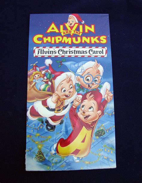 ALVIN and the CHIPMUNKS Alvin's Christmas Carol Repurposed Original Vhs ...