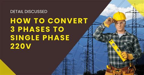 How to Convert 3 Phases to Single Phase 220V - The Formula