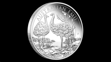 Bullion List - Silver - Perth Mint - 1oz Perth Mint Silver Emu 2019