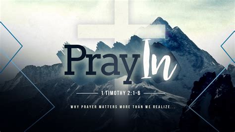 Sermon Series - Our Latest Series: Pray-In