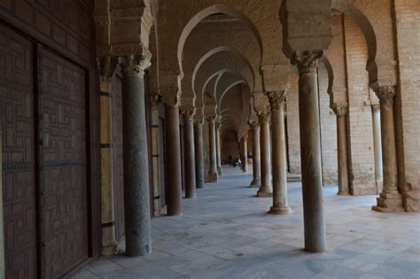 Free Images : kairouan, column, arch, arcade, building, medieval architecture, crypt, historic ...