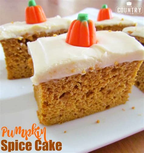 Pumpkin Spice Cake - The Country Cook