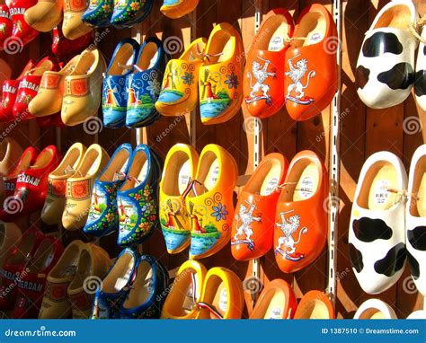 Dutch wooden shoes, clogs stock photo. Image of craftsmanship - 1387510