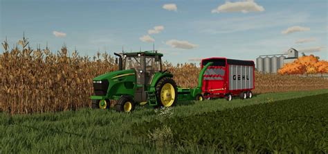 John Deere 3955 Trailed Forager v1.0 FS22 - Farming Simulator 22 Mod | FS22 mod