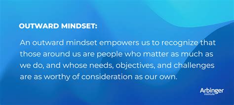 What is an outward mindset? - Arbinger