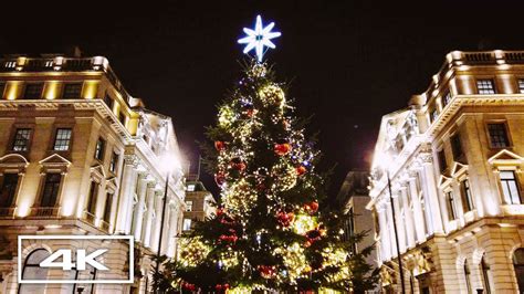 London Covent Garden Christmas Lights 4K Walk Tour - YouTube