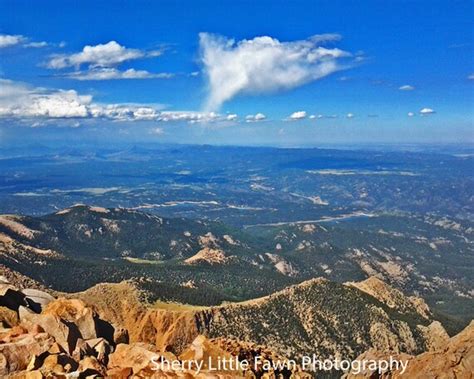 Items similar to Pikes Peak Colorado, the Summit, 8 x 10 Photography Print on Etsy