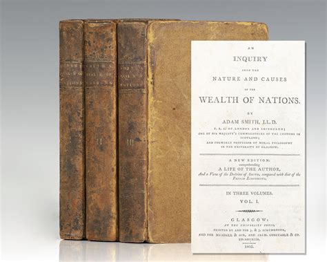 Wealth of Nations Adam Smith First Edition 1776 Rare Book