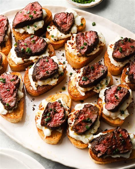 Burrata and Steak Crostini | Lindsey Eats