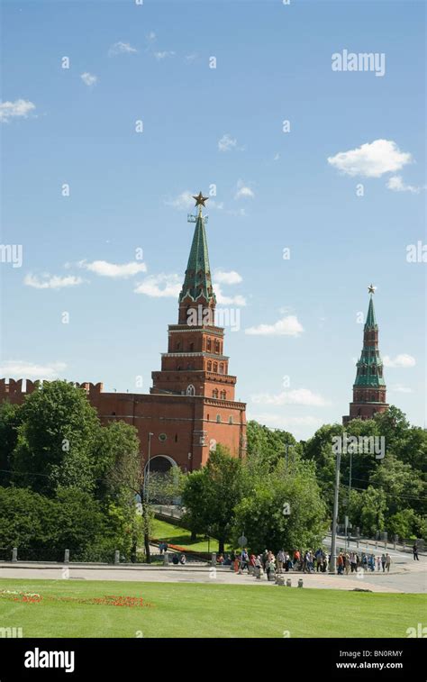 Moscow Kremlin towers Stock Photo - Alamy