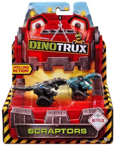 Dinotrux Scraptors Diecast Figure 2-Pack Mattel Toys - ToyWiz