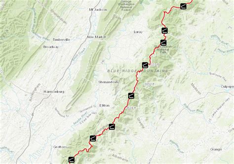 Appalachian Trail Virginia Map - Ricca Chloette