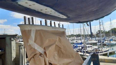 boatcare blog: Keel removal and refit