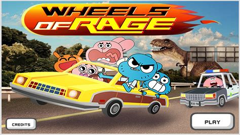 Games Review: The Amazing World of Gumball ''Wheels of Rage'' | Bubbleblabber