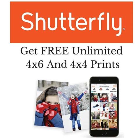 Get The Shutterfly App & Get FREE Unlimited 4x6 And 4x4 Prints - Saving You Dinero