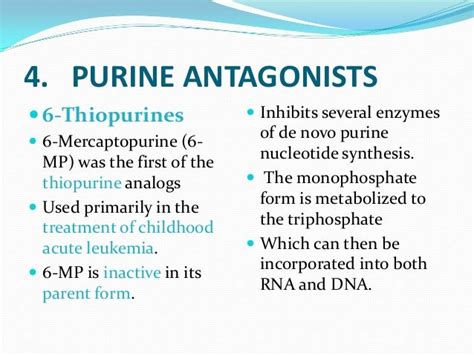 Antimetabolites in cancer chemotherapy