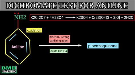 Dichromate Test For Aniline | Acidified Potassium Dichromate Reaction With Aniline | - YouTube