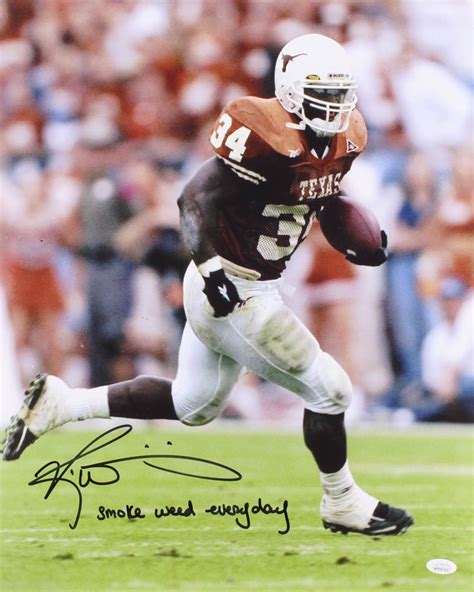 Ricky Williams Signed Texas Longhorns 16x20 Photo Inscribed "Smoke Weed ...