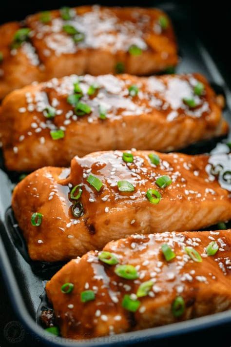 Teriyaki Salmon Recipe - NatashasKitchen.com