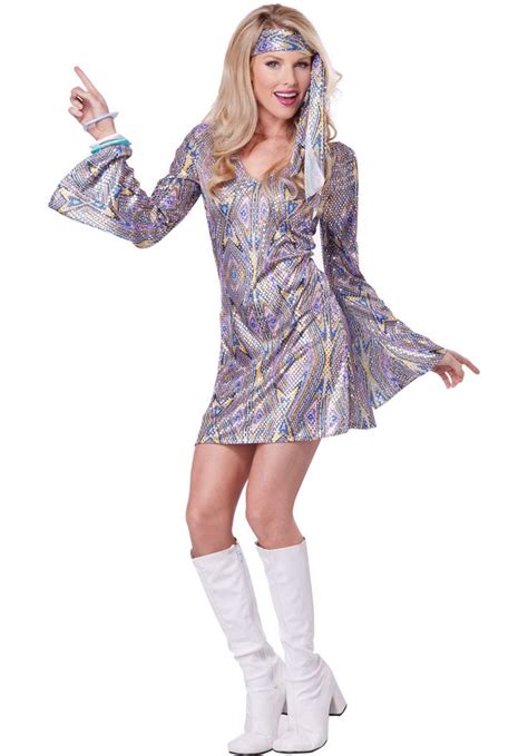 Ladies Disco Sensation Costume - Retro at Escapade | Disco costume for ...