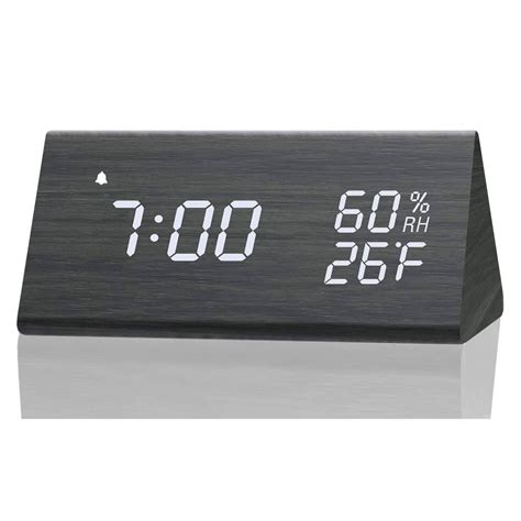 Wooden LED Alarm Clock - Neat Stuff to Buy