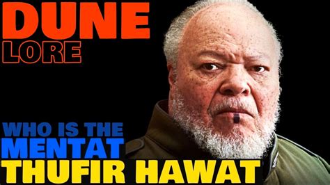 Who Is The Mentat Thufir Hawat? | Prelude To Dune Part 1 - YouTube