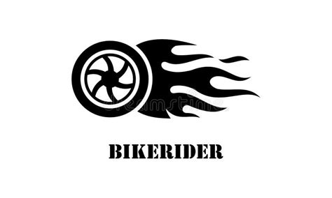 Bike Motorcycle Rider Logo Design. Motorcycle Logo Vector Stock Illustration - Illustration of ...