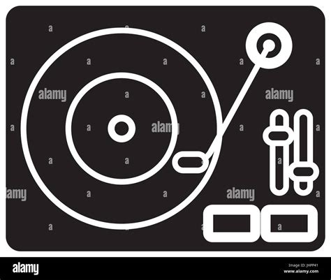 dj turntable icon Stock Vector Image & Art - Alamy