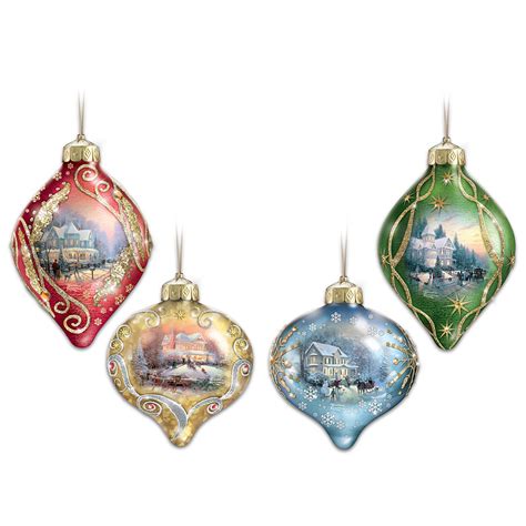 Thomas Kinkade Christmas Tree Ornaments • Comfy Christmas