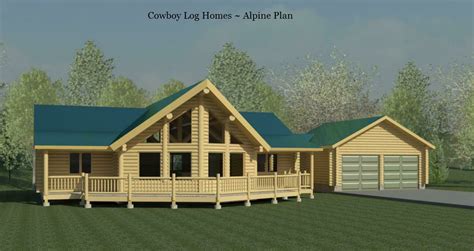 Alpine Plan 1,743 Sq. Ft. : Cowboy Log Homes