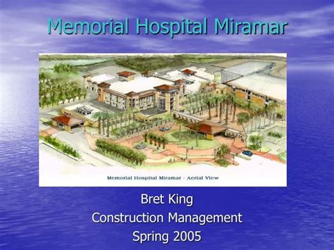 PPT - Memorial Hospital Miramar PowerPoint Presentation, free download ...