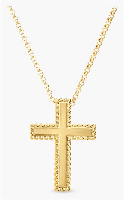 Gold Chain Cross Png - Pendant, Transparent Png - kindpng