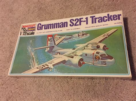 1/72 Scale Model Kit Minicraft Hasegawa 102 US Navy Grumman S2F-1 S-2A Tracker | #1828488583