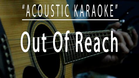 Out of reach - Gabrielle (Acoustic karaoke) - YouTube