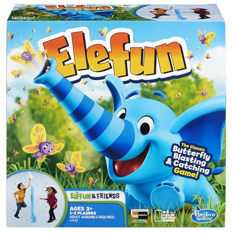 Hasbro Gaming Elefun And Friends Elefun Game With Butterflies And Music Kids Ages And Up ...